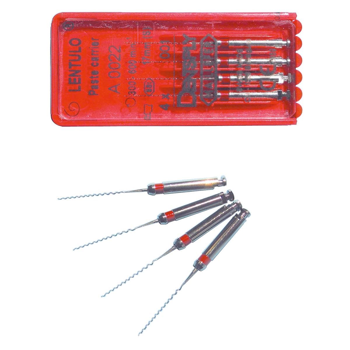Dentsply Maillefer A002222100300 RA Lentulo Spiral Fillers Paste Carriers #3 Green 21mm 4/Pk Dentsply Maillefer A002222100300 RA Lentulo Spiral Fillers Paste Carriers #3 Green 21mm 4/Pk